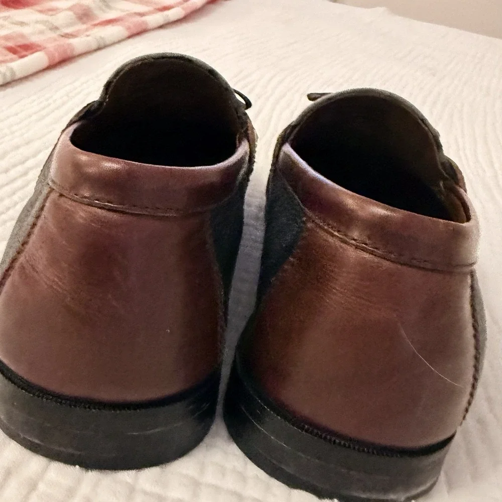 Johnston &‎ Murphy Aragon II Kiltie Tassel Loafer Mens 10 Slip On Leather Shoe